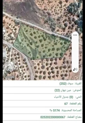 Farm Land for Sale in Jerash Soof