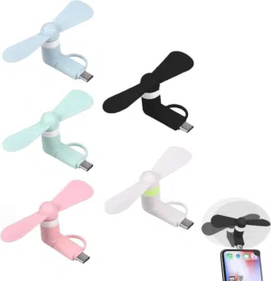 مروحة للهاتف الذكي USB و Type C