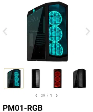 للبيع حزمة جيمنج احترافية (كيس SilverStone مميز + باور سبلاي Aigo 850W Gold Full Modular)