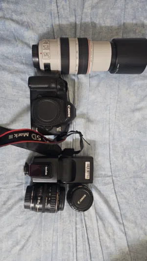 Canon camera and lens