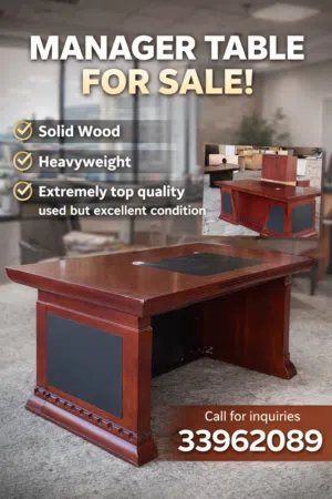 Manager Table for Sale Excellent Condition