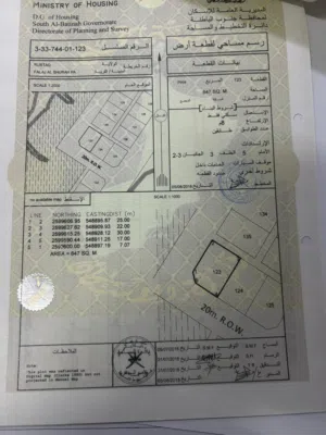 Residential Land for Sale in Al Batinah Rustaq