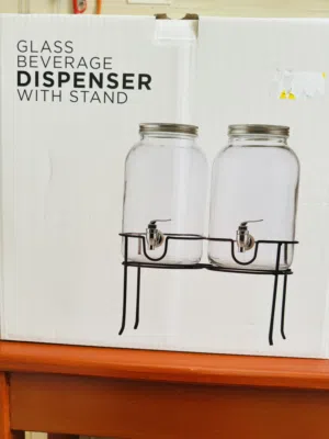 Glasss kitchen dispenser