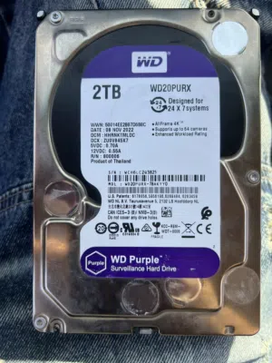 هاردسك 2 تيرا Wd اصلي وبضمان سعر حرق