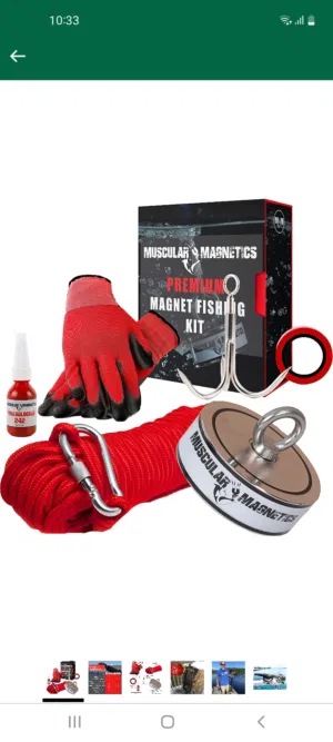 مغناطيس النوديوم magnet fishing