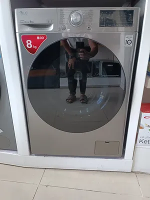 عرض ناااار على غساله ال جي 8 كيلو سلفر ستيل 1200 دوره مع نظام تنظيف بخار