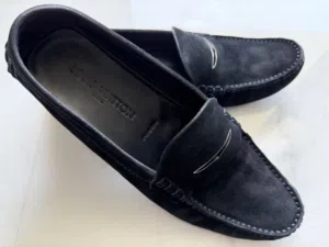Louis Vuitton Monte Carlo driving-style suede loafers
