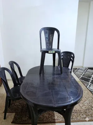 طاوله مع 6 كراسي سامبا للبيع