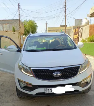 كيا سبورتج موديل 2016 خليجي لون ابيض