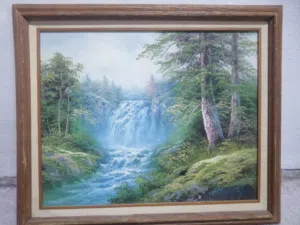 لوحة انتيك رسم سكين روائع مقاس 62×52