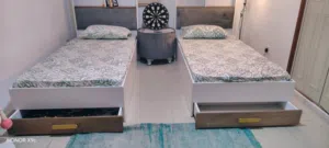 Elegant single bed set for sale