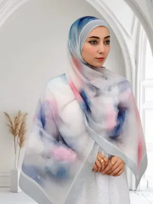 شال كريب شيفون مستورد من مصر