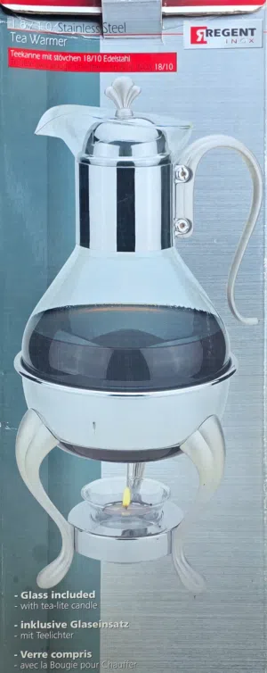 tea warmer rectangular warmers glass cups brand new