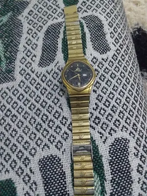 ساعة سايبروس اليابانية النادرة الاصليه Rare Vintage golden watch