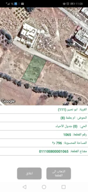 أرض سكني ب للبيع ابو نصير