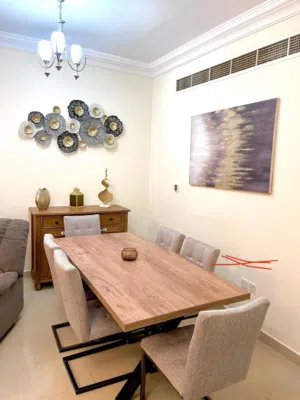 Two bedroom apartment with living room maid room four bathrooms and balcony located in Al Taawun are