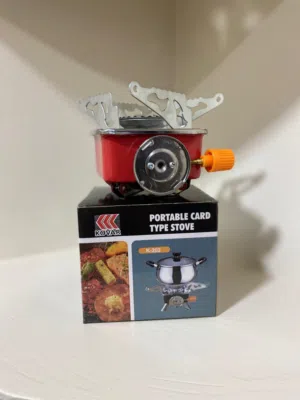 موقد غاز رحلات محمول، خفيف وعملي KOVAR K-202 Portable Card Type Stove