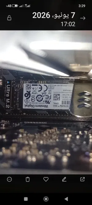 زوز هارد دسك ... 1... نوع m.2 nvme 256 giga 2... نوع ssd sata 120 giga