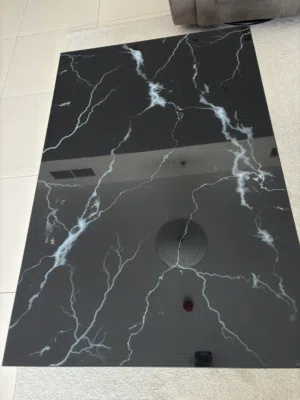 طاولة منتصف ايكيا مع رخامة 120x80