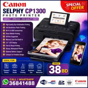 Canon SELPHY Photo Printer  - WiFi Copy  Print - Mobile Printing