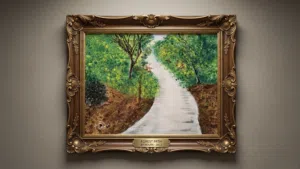 لوحة فنية أصلية: "Forest Path"