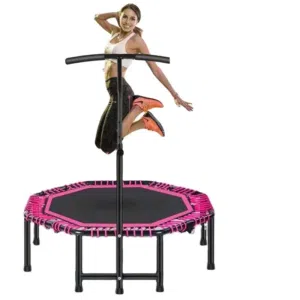 ترامبولين مع ممسك من الدولية للأجهزة الرياضية لتفرغ طاقتك وتنحف في نفس الوقت بأقل سعر في المملكة