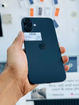 iPhone 16 plus -256 GB - Box piece - Satisfactory condition, 91% BH