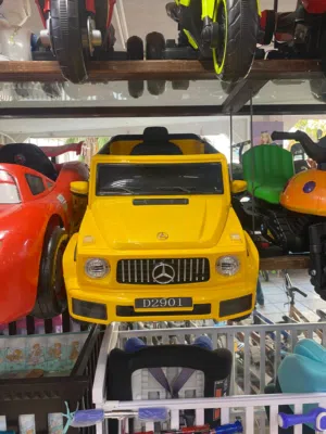 سيارة مرسيدس جي كلاس موديل 2026 لون اصفر مع رموت من عمر 1سنة ل 6سنوات يتحمل أوزان لغاية  35 كيلو