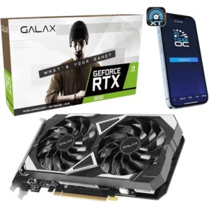 كرت شاشه جيمنج نفيديا جيفورس NVIDIA GEFORCE RTX 3050 6GB GDDR6 OC 1080P FULL HD 2X FANS GAMING