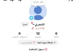 للبيع حساب تيك توك يوزر عربي