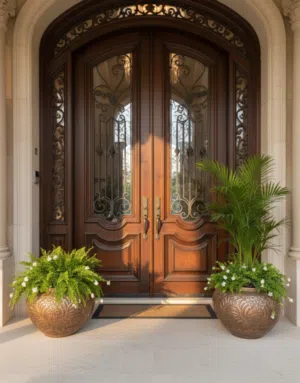 زوج من الجرار النحاسية المنقوشة يدوياً - فخامة الماضي في بيتك