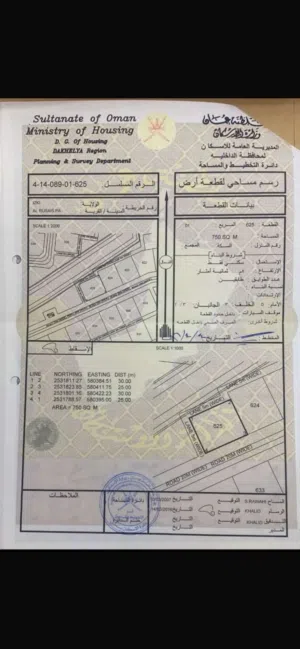 أرض سكنية مفتوحة من ثلاث جهات قابلة للتمديد (امتداد الرسيس)