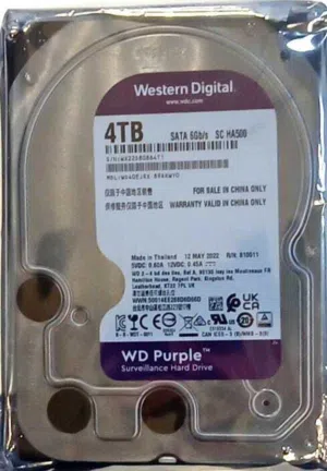 هاردات WD purple نوع (HDD) 3.5 انش SATA
