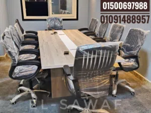أثاث مكتبي،ترابيزه اجتماعات خشبmdfاسباني،ترابيزة اجتماعات مودرن table meeting room