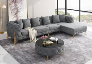 Modern طقم كنب بحالة ممتازة جداً – Elegant Touch & Big Value for a Small Price