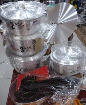 Kitchen Care Bridal Cookware Metal Finish Set – 19 Pieces