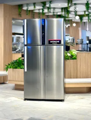عرض نااار على ثلاجة هيتاشي 655 لتر كامل سلفر ستانلس ستيل R-V860PJ1BSL