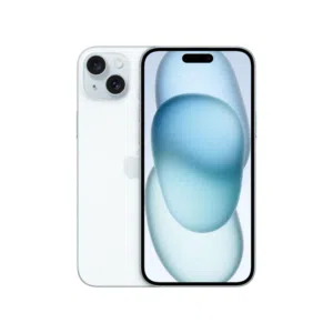 Iphone 15 plus ice blue 128 gb-99% battery under warranty no single Stain