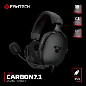 FANTECH HG30 CARBON 7.1 Surround Sound Gaming Headset Black
