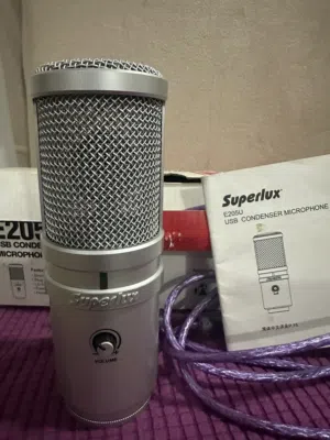 مايكروفون كيمنك تسجيل بودكاست يو اس بي  Superlux e205u usb