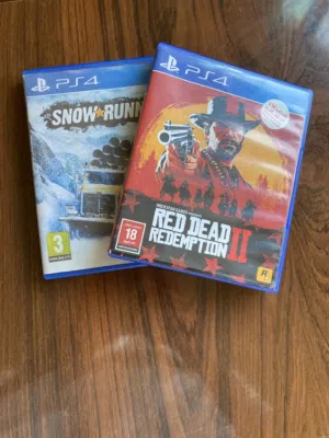 ألعاب PS4 للبيع – Red Dead Redemption 2 و SnowRunner