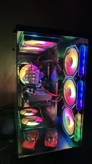 PC Setup  Gamig كامل مكمل و جاهز بحالة ممتازة
