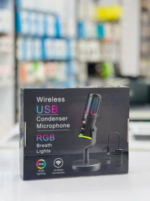 Wireless RGB USB Condenser Microphone in Muscat /Brand New