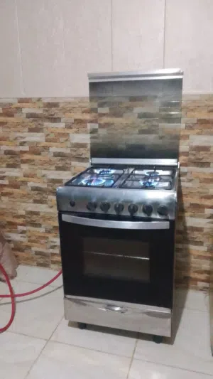 غسالا فرن غاز مستعمل اربع عيون ايطالي شغال 100%