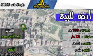 رقم الاعلان (4623) ارض سكنية للبيع في منطقة الكمالية خلف امانة صويلح