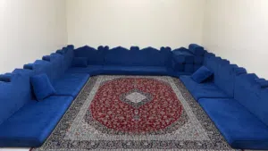 مجلس اثاث لون ازرق