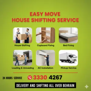 House shifting all over bahrain