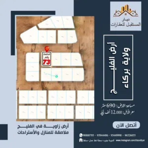 Residential Land for Sale in Al Batinah Barka