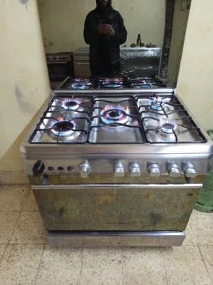 غاز خمس عيون ستانلس ستيل يونيون فخم