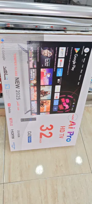 عرض خاص شاشة ماجك 32 بوصة سمارت نظام اندرويد ضد الكسر ريسيفر داخلي 2 جيحا رام 8 جيجا ذاكرة الداخلية